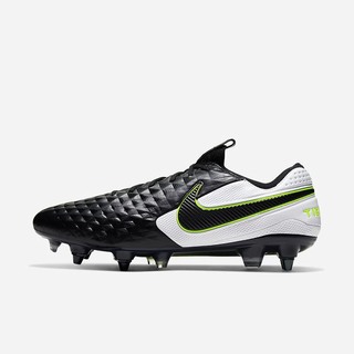 Ghete Fotbal Nike Tiempo Legend 8 Elite SG-PRO Anti-Clog Traction Soft-Ground Dama Negrii Albi Negri